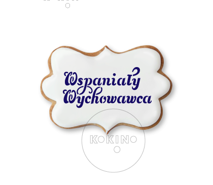 Wspaniały Wychowawca / Szablon na ciastko