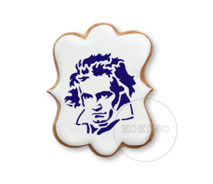 Beethoven / Portret / Szablon na ciastko