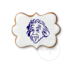 Albert Einstein / Portret / Szablon na ciastko