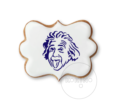 Albert Einstein / Szablon na ciastko