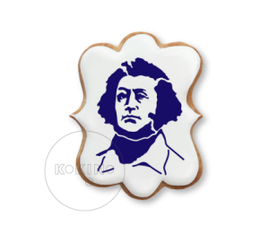 Adam Mickiewicz / Portret / Szablon na ciastko