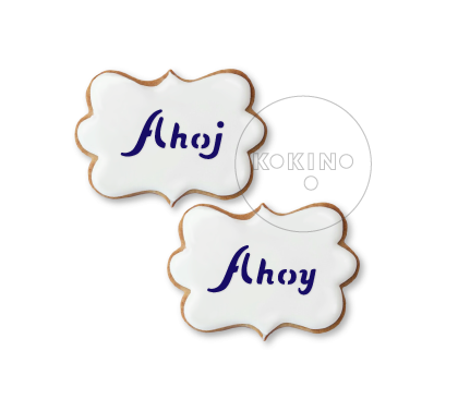 Ahoj / Ahoy / Szablon na ciastko
