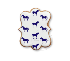 Koń / Tło / Szablon na ciastko